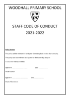 Code of Conduct September 2021