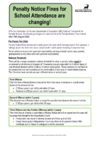 Attendance Infographic from Hertfordshire County Council