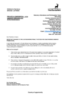 Attendance Letter for Parents and Carers Hertfordshire County Council