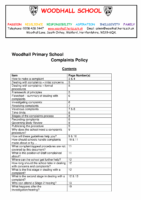 Woodhall Complaints Process 2025-2028